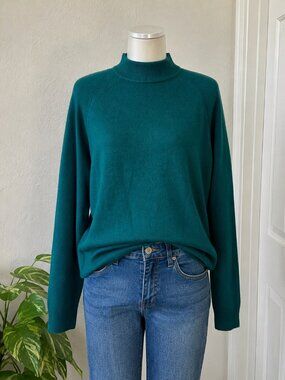 Vintage Crystal-Kobe Mock Neck Sweater XL